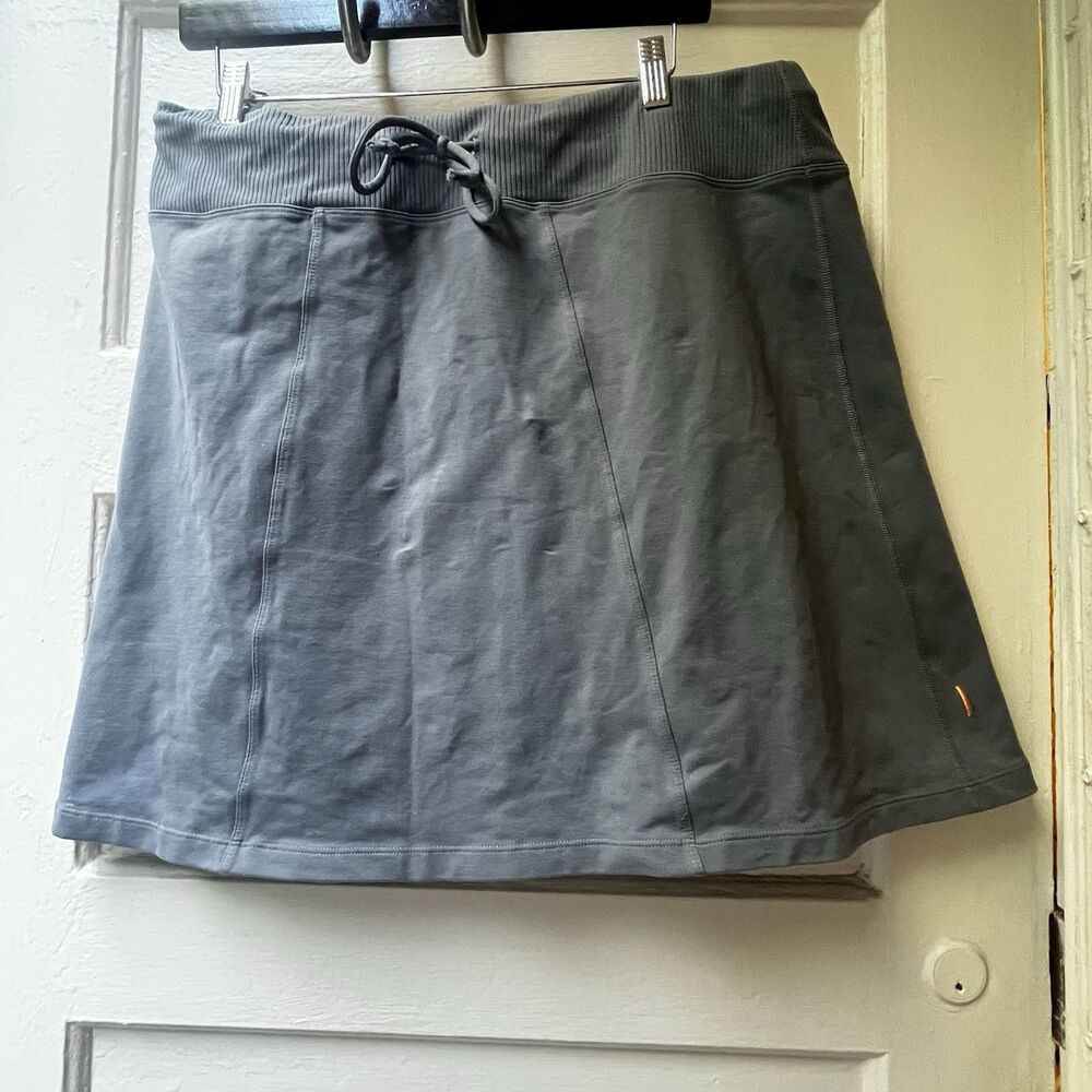 Lucy athletic skirt Sz XL gray back zip pocket picklebell fitness tennis running